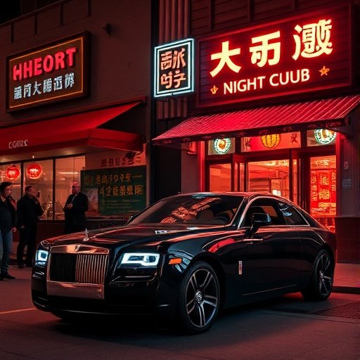 某男星深夜会美女，两人同乘豪车离开